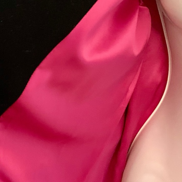 Doncaster Collection Women’s 6 S Black Cashmere Long Belted Coat pink lining EUC - Picture 7 of 10